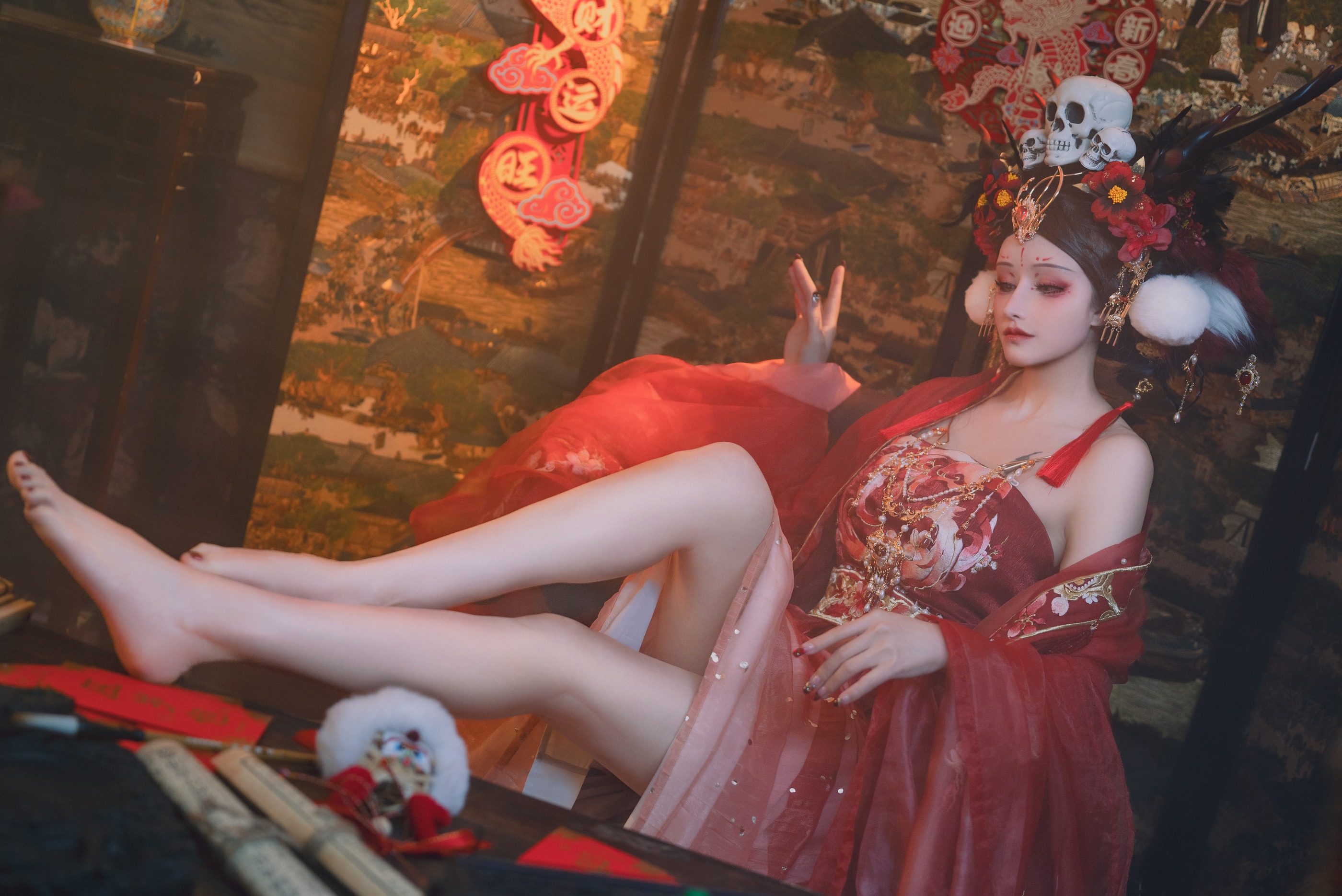 图片[1]-鹿八岁baby – NO.060  闯进我家的凶凶年兽[120P]-XikXak